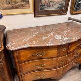 Commode à décor en frisage, XVIIIème s.