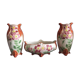 Lot vases and a garden dabbling 1900
