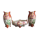 Lot vases and a garden dabbling 1900