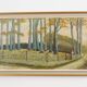 Tableau « La route de la forêt », design scandinave, années 1960