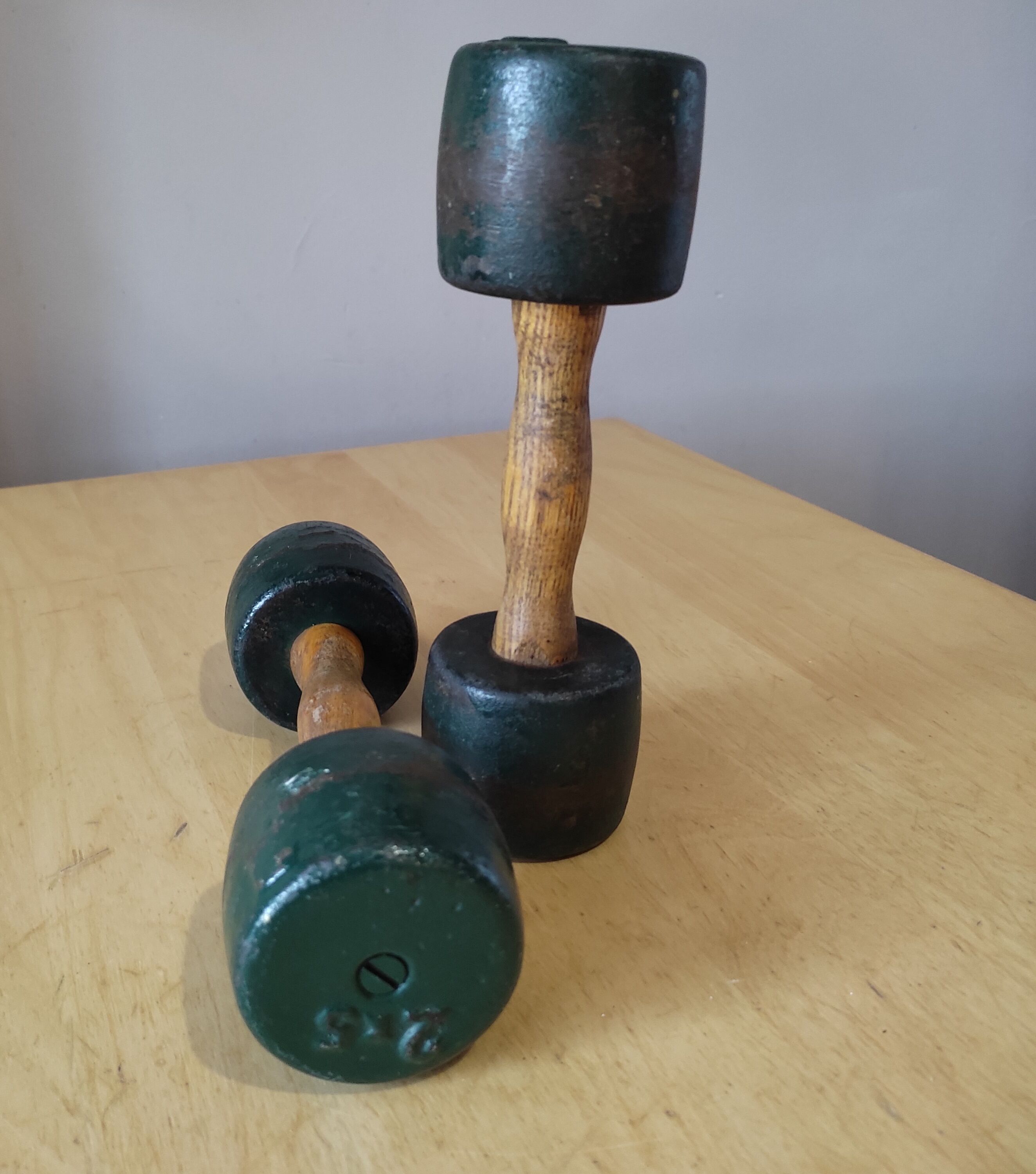 Haltères vintages 2,5 kg