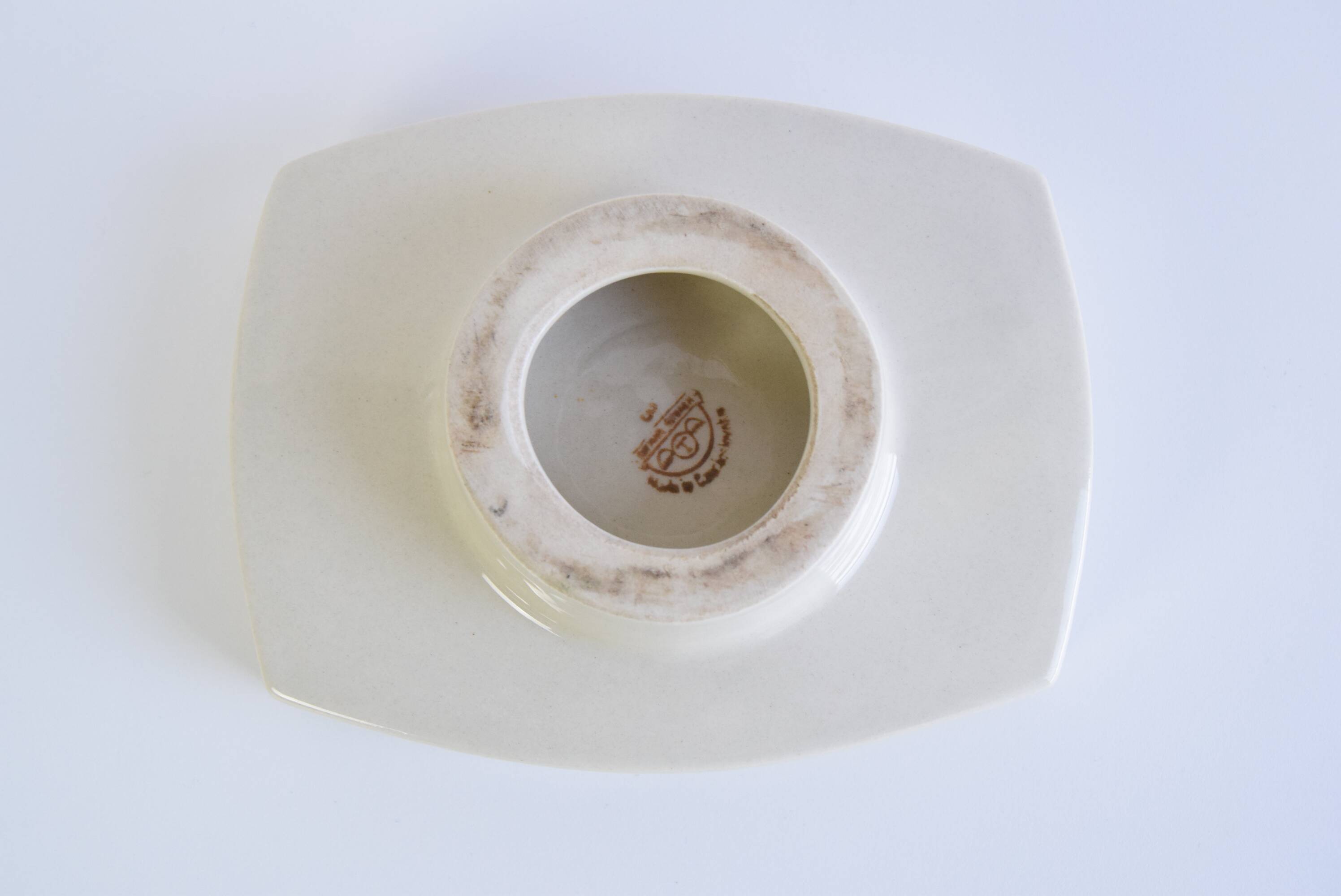 Ceramic bowl or ashtray, Ditmar Urbach, 1960s. Made in Czechoslovakia in the 1960s