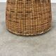 Tabouret rotin bouchon de champagne
