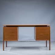 Mid-century teak freestanding desk from GV Møbler, 1960s