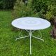 Table de jardin en fer forgé