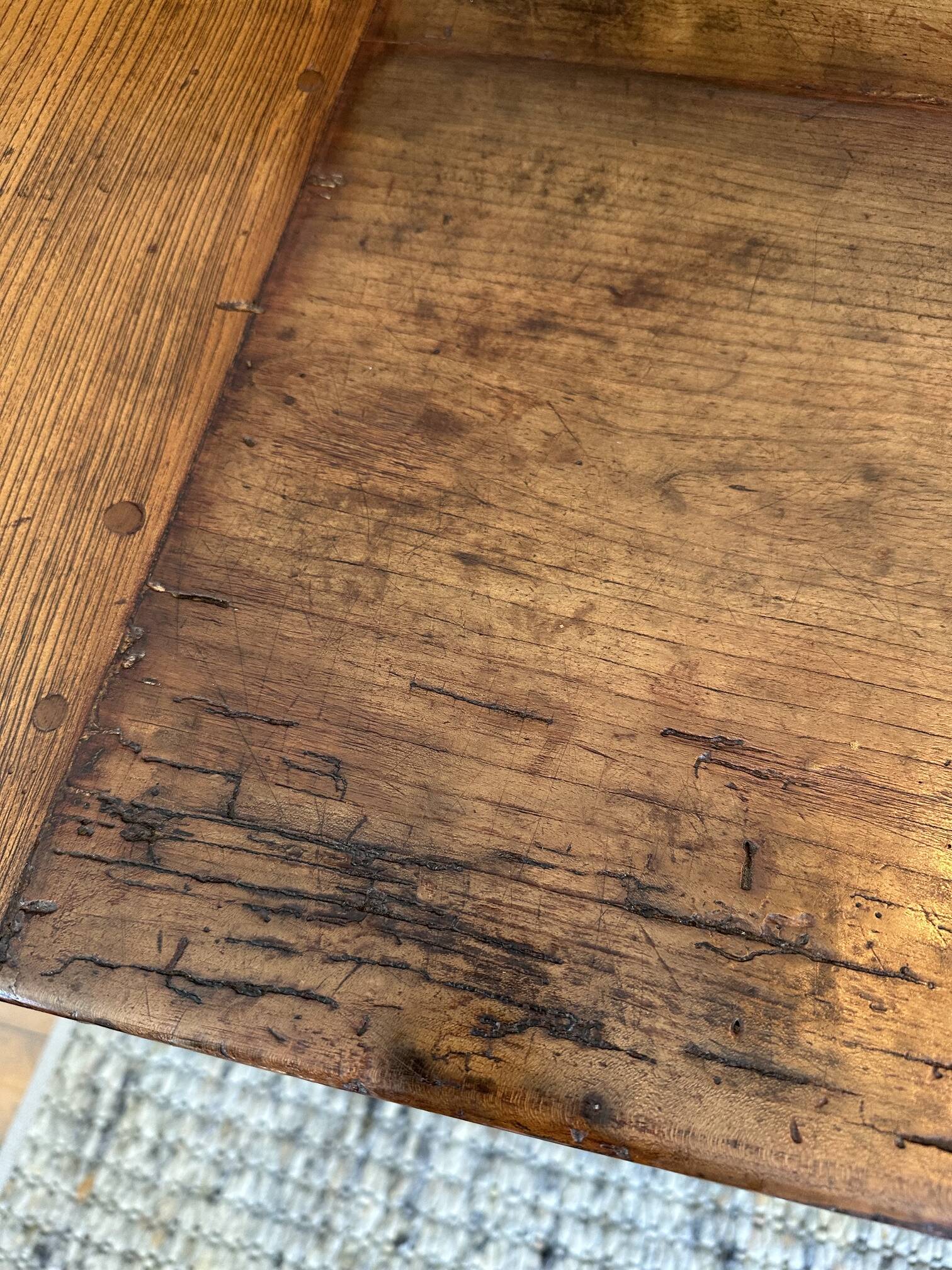 Grande table de ferme antique