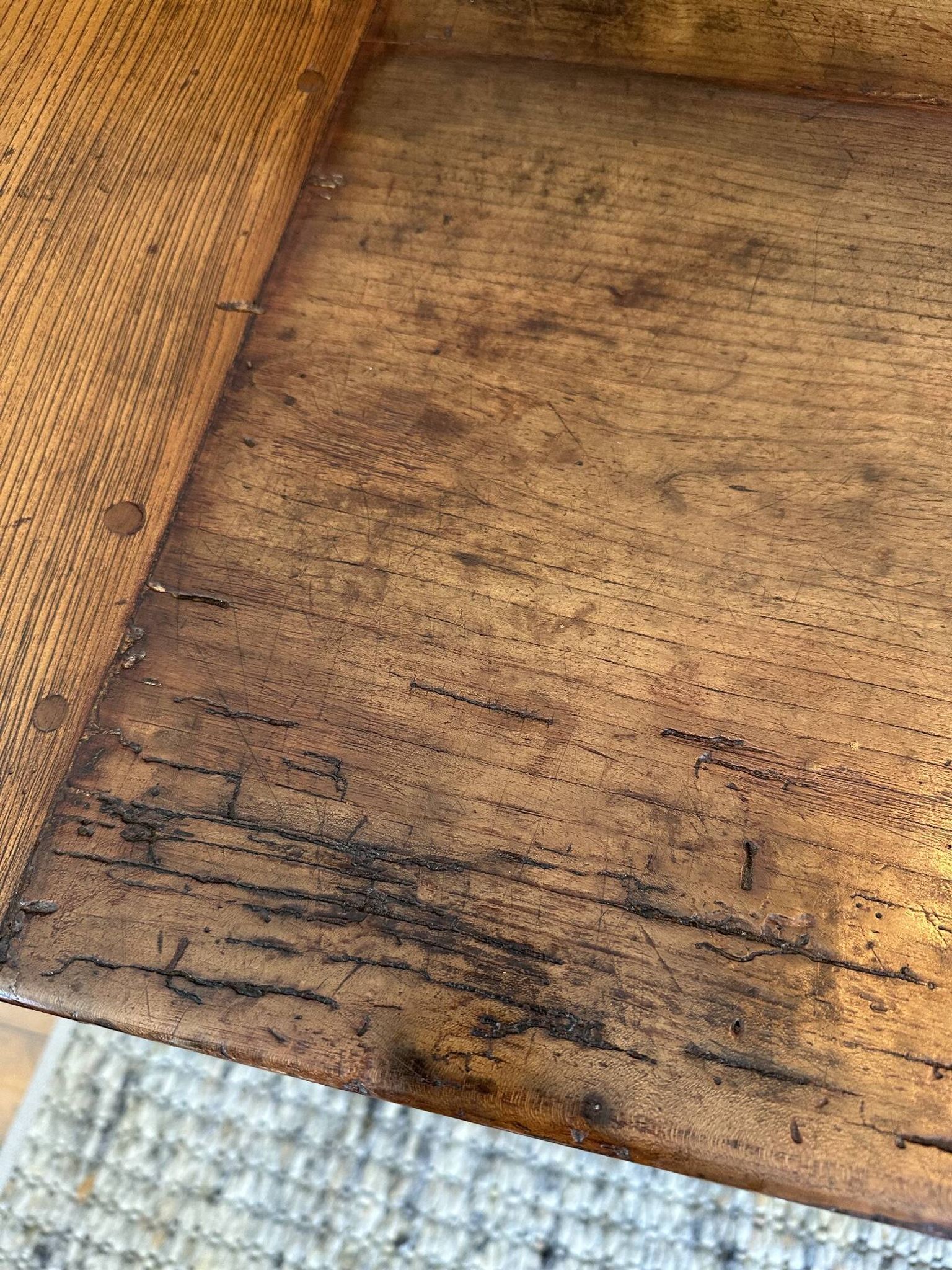 Grande table de ferme antique