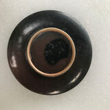 Series of 7 brown ceramic plates