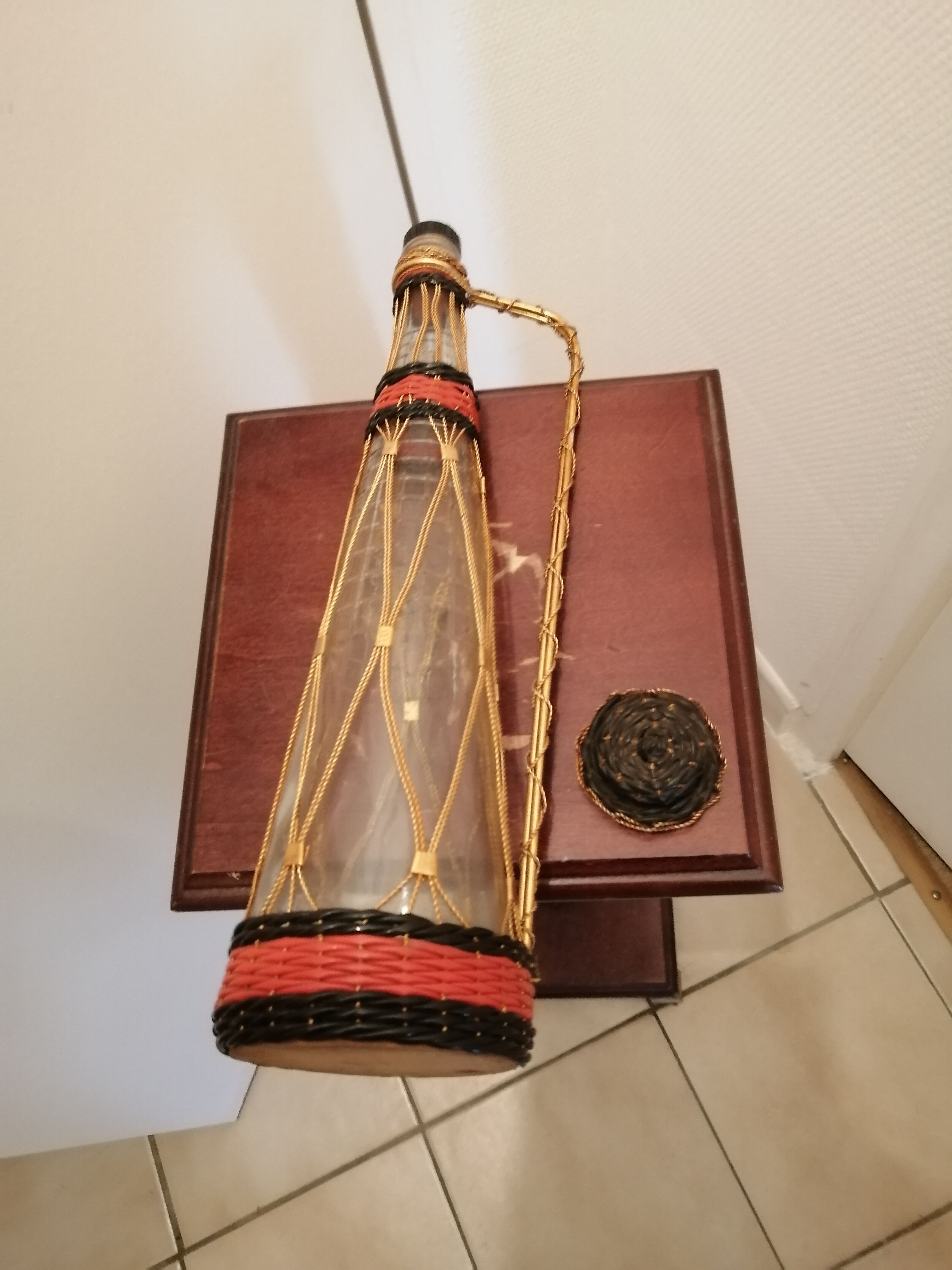 Vintage glass bottle