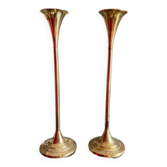 Pair of 70s candlesticks