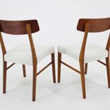 1960s Pair of Danish Teak Chairs, Restored