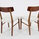 1960s Pair of Danish Teak Chairs, Restored