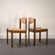 4x Chaises scandinaves en hêtre, 1960's