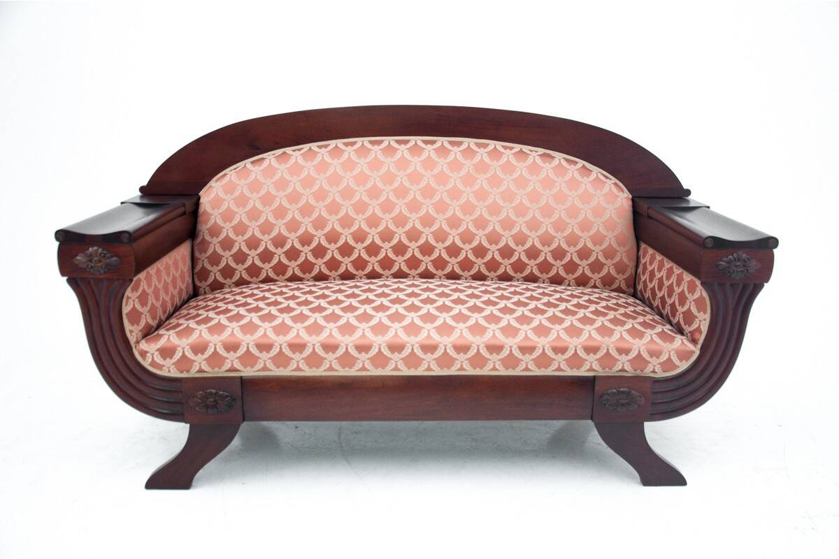 Antique sofa, Northern Europe, turn of the 19th centuries.