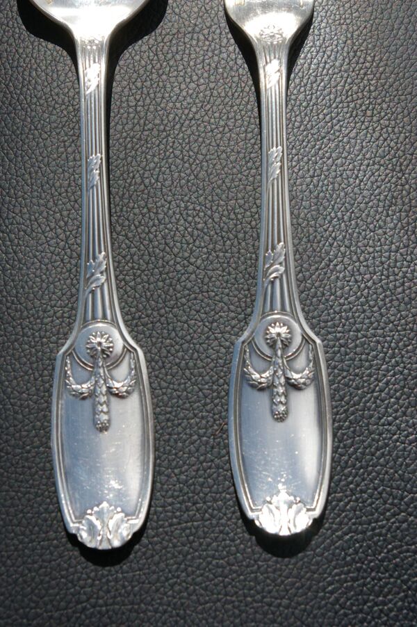 12 Couverts Entremets (fourchettes +cuillères) CHRISTOFLE MARIE-ANTOINETTE