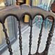 Napoleon III chair in blackened wood, 19th century