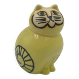 Ceramic Cat MIA Yellow Lisa Larson Atelier Gustavsberg