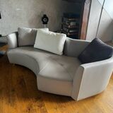 Roche Bobois "Tangram" leather sofa