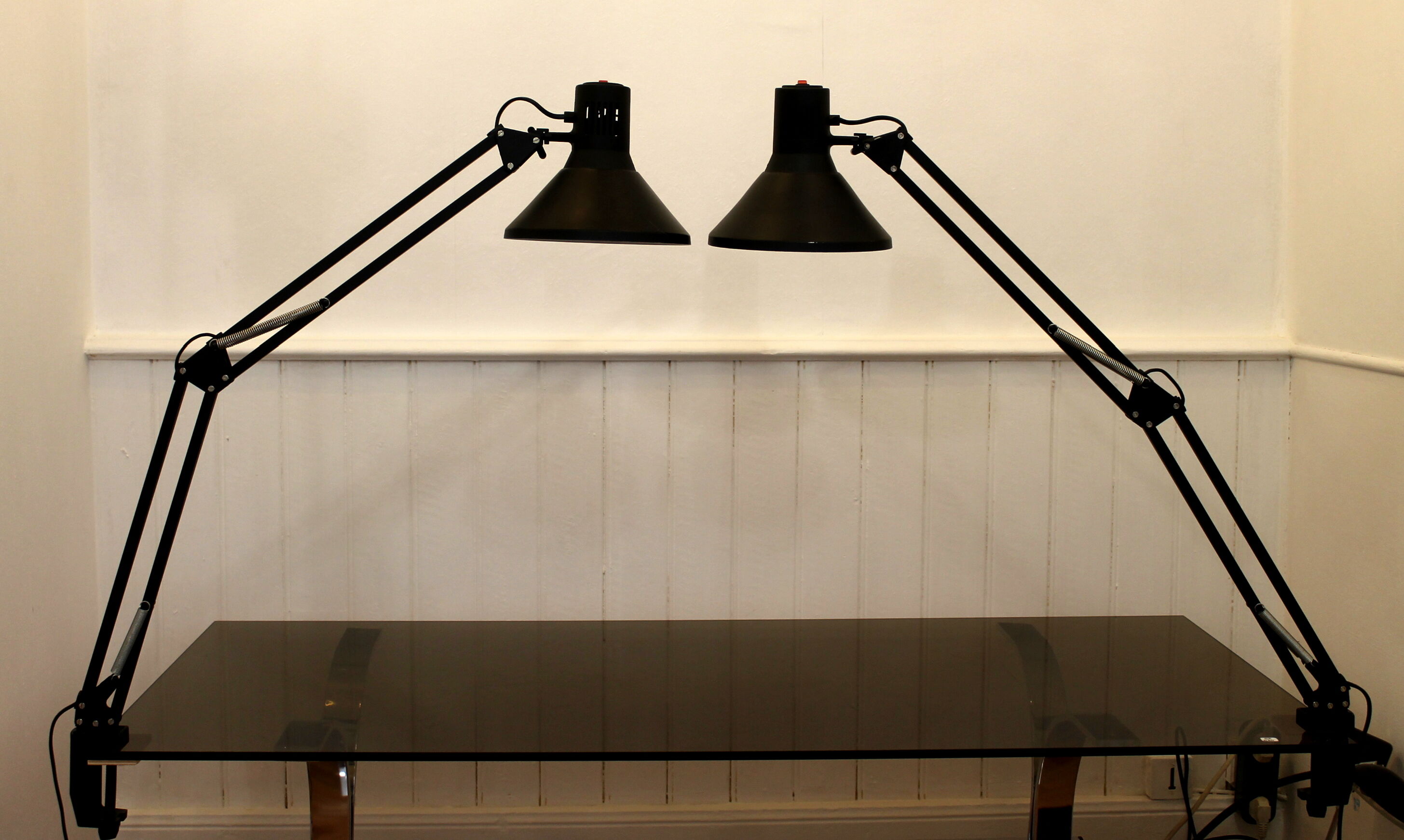 Pair of architect lamps / Edition: Midgard / Germany / 70s