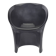 "Black Iron" Metallic Moon Armchair by Tokujin Yoshika for Moroso  62cm x 62cm x 74cm