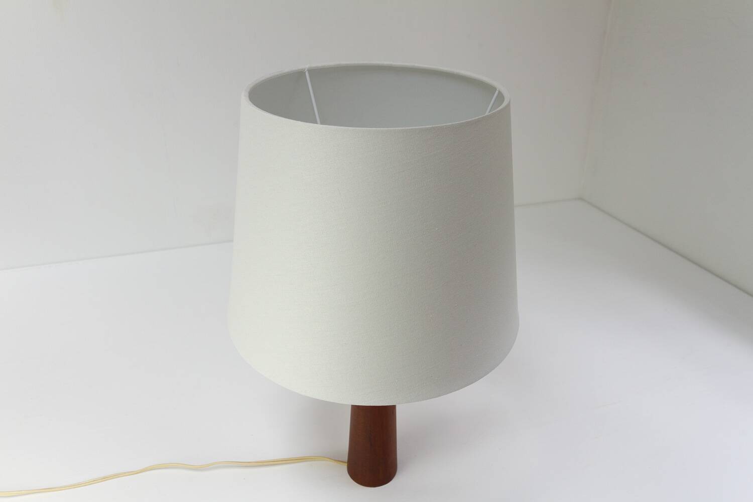 Vintage Danish Teak Table Lamp, 1960s