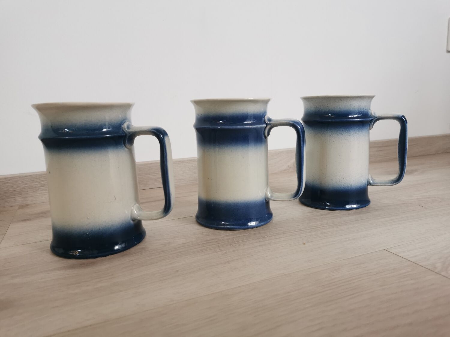 Blue Irish handles/mugs