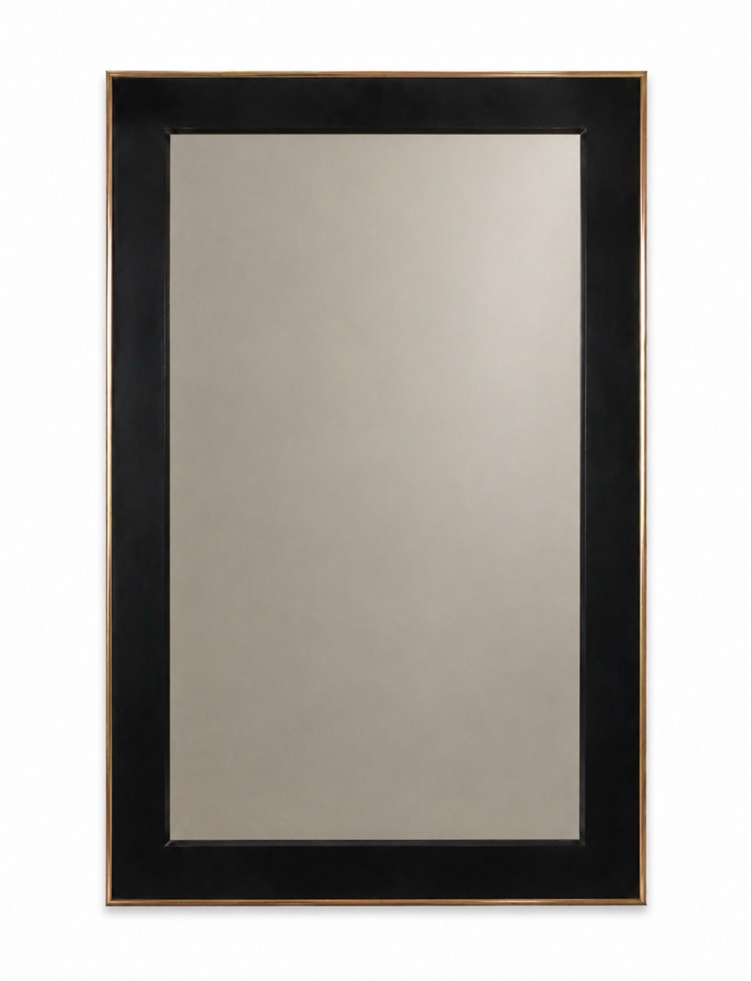 Grand miroir noir verre fumé