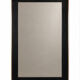 Grand miroir noir verre fumé