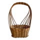 Panier osier bois