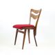 Set Of 4 Dining Chairs In Oak & Walnut, Czechoslovakia 1960s