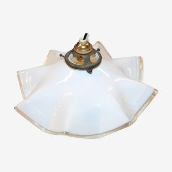 Opaline hanging lamp
