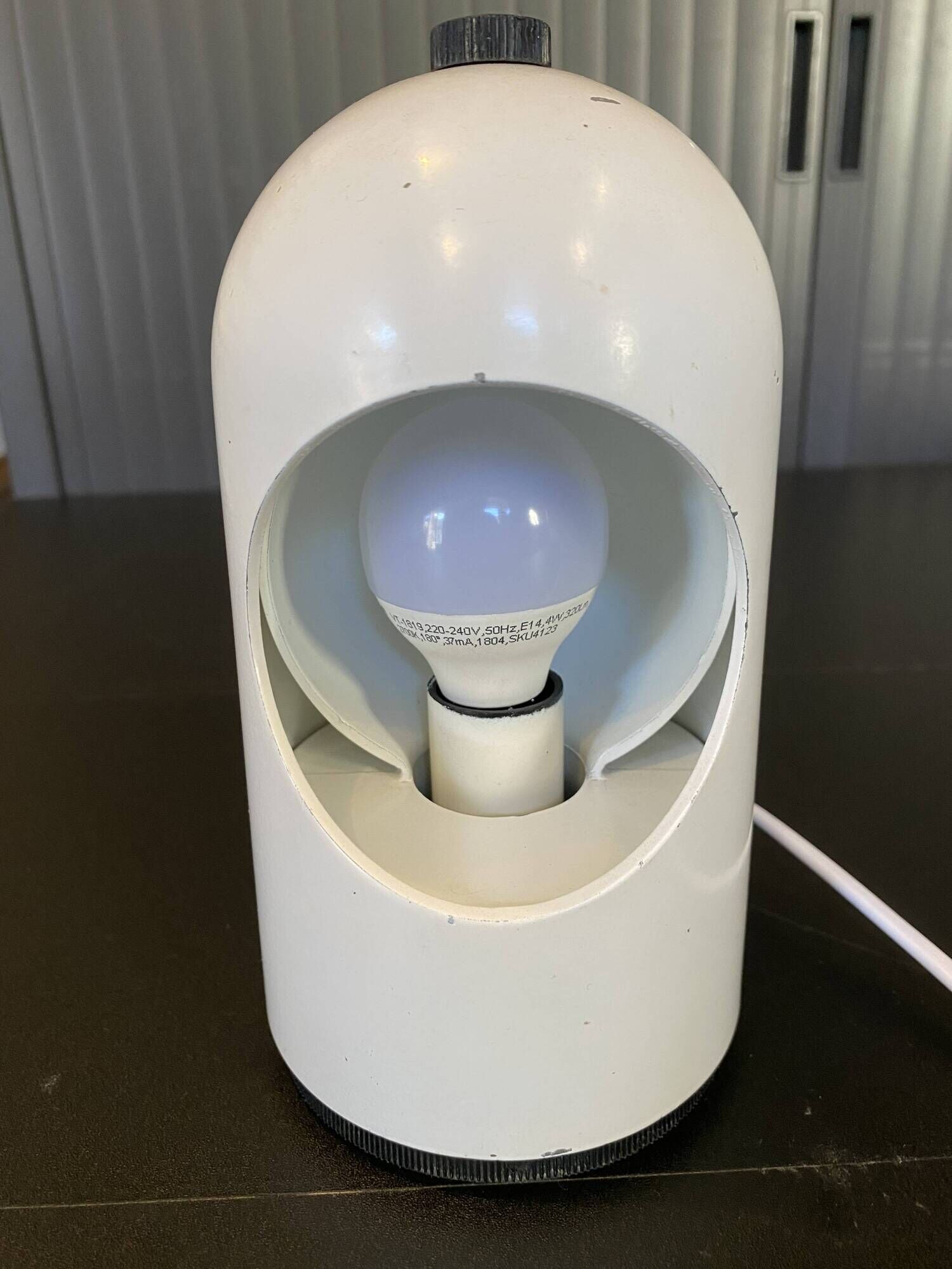 Lampe éclipse à poser de table bureau Selene ABM rotative Space Age vintage