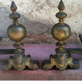 Pair of vintage French chenets