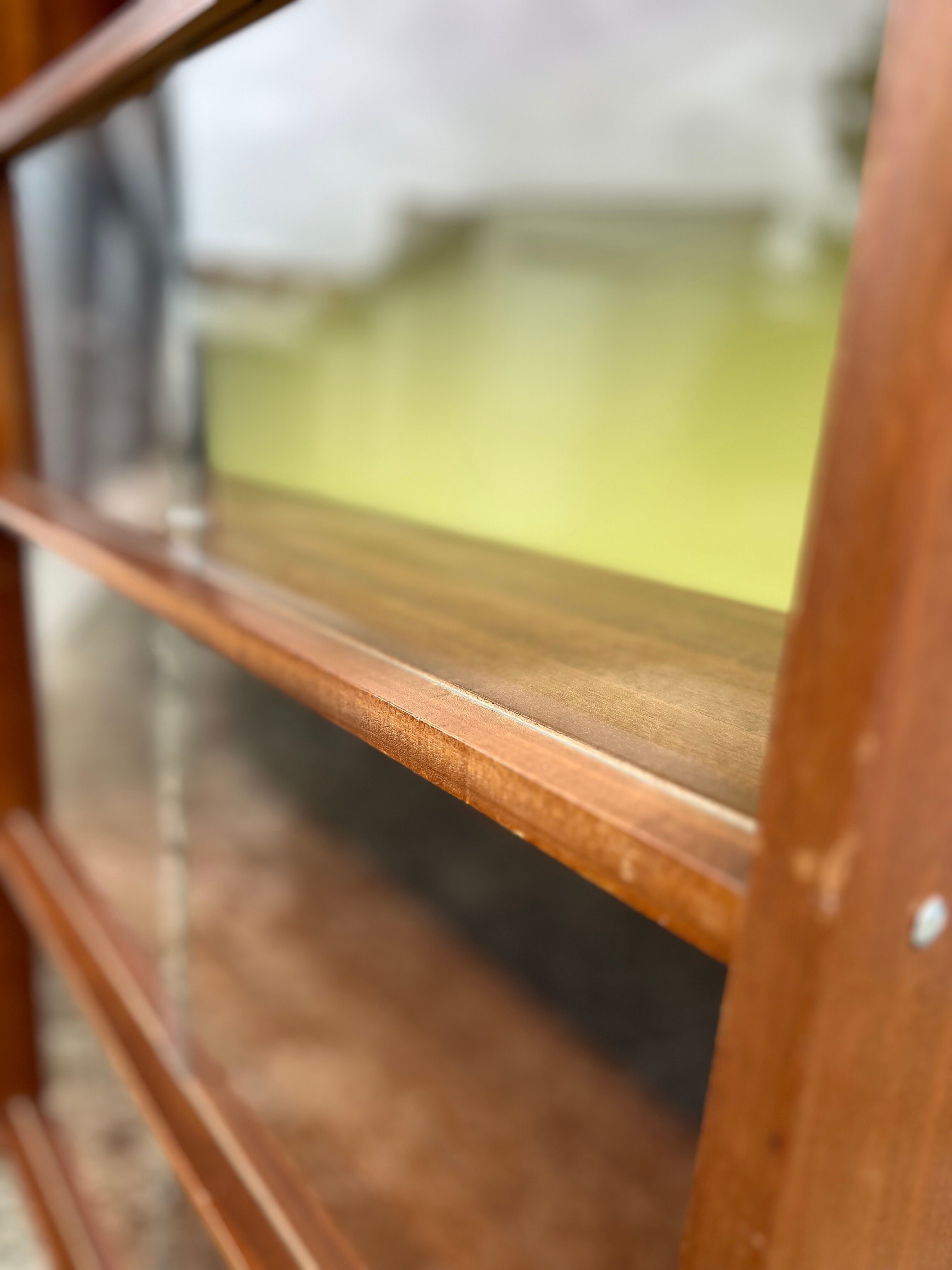 Small shelf 1950 style Guariche multicolored + mirror