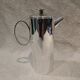 Cafetiere metal argente orfevre Christofle modele Mercury Sabattini