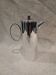 Silver metal coffee pot Christofle model Mercury Sabattini