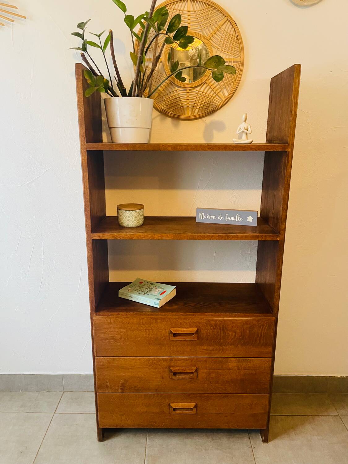 Vintage bookshelf