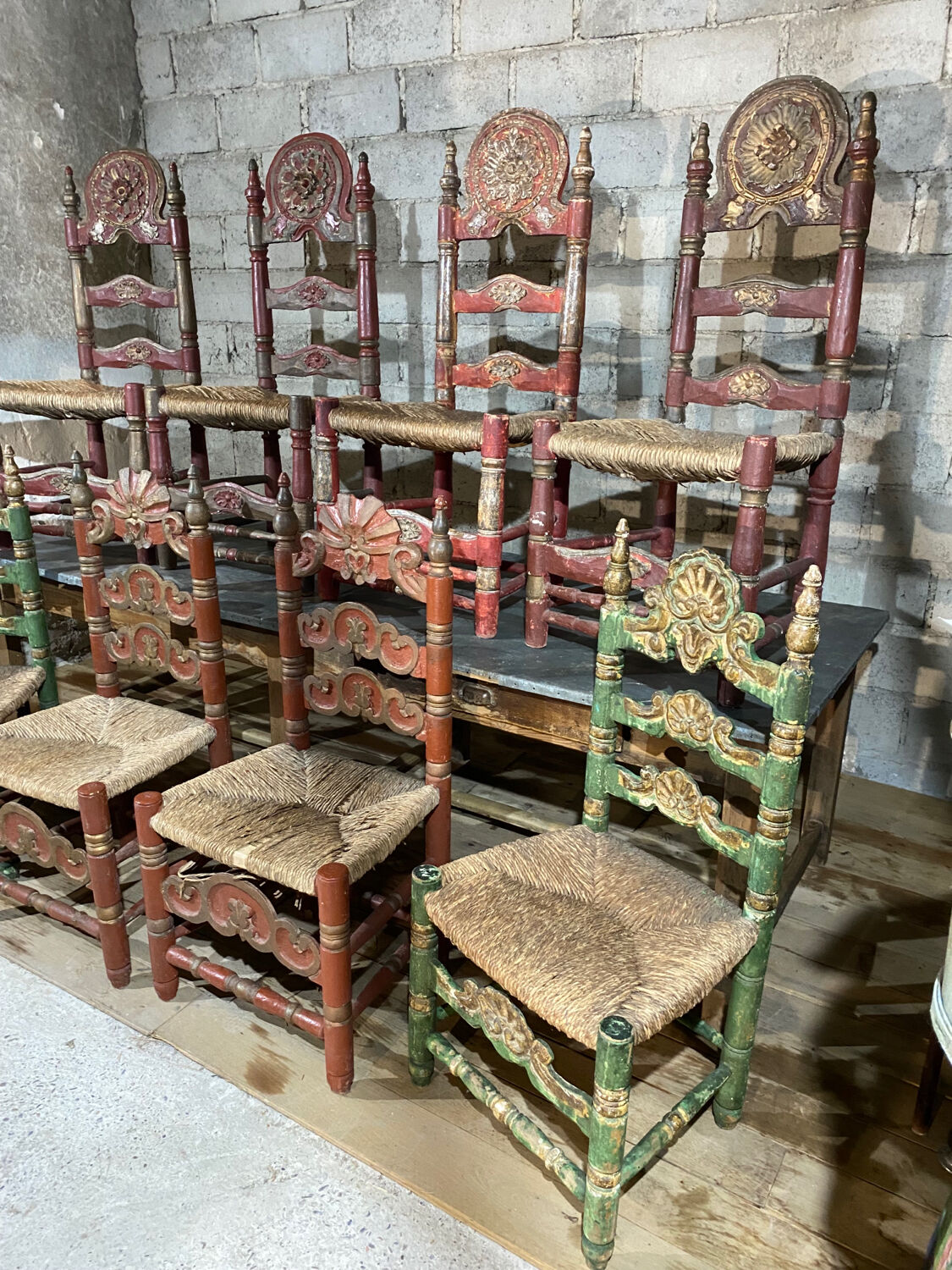 Spanish Chairs "Mallorcans" 19th century