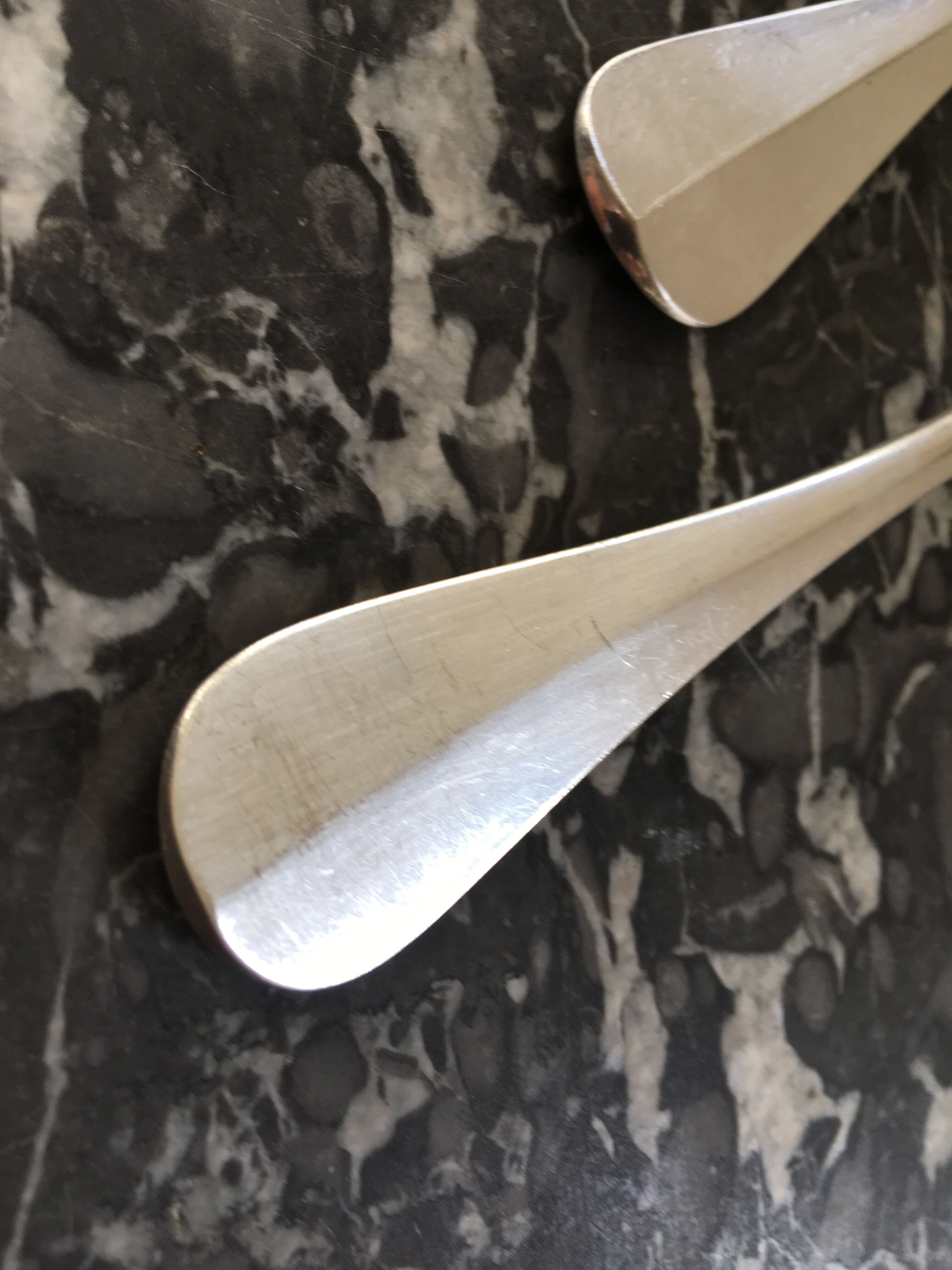 Cailar Bayard silver metal soup spoons