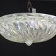 Plafonnier en verre irisé de Murano, 1970