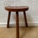 Wooden tripod stool