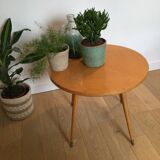 Scandinavian coffee table compass feet