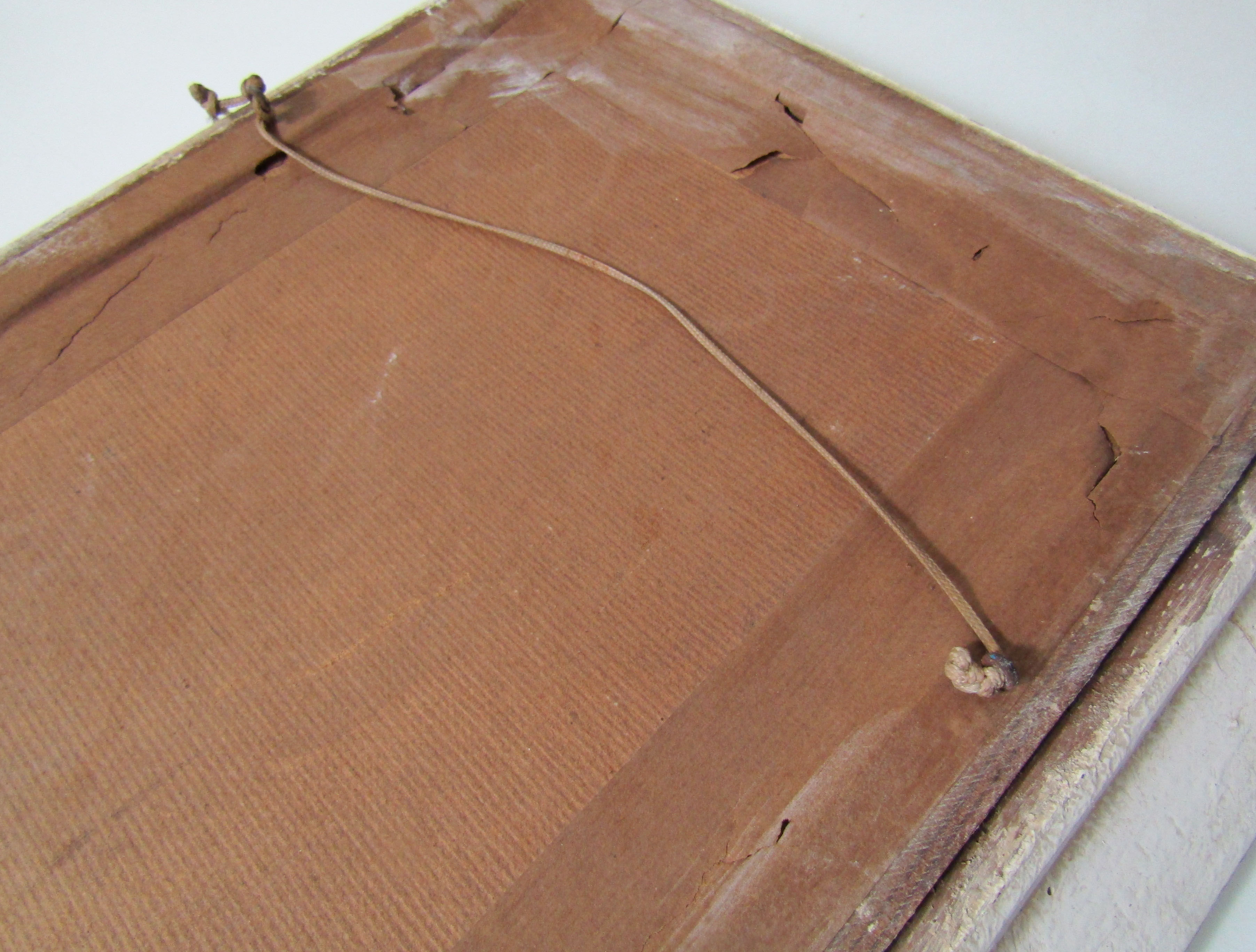 Oil painting, mountain landscape