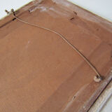 Oil painting, mountain landscape