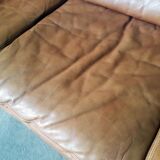 Vintage roche Bobois leather sofa