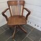 American desk chair in oak