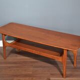 Midcentury Two Tier Teak Coffee Table. Fantastic Vintage  Modern / Danish Style