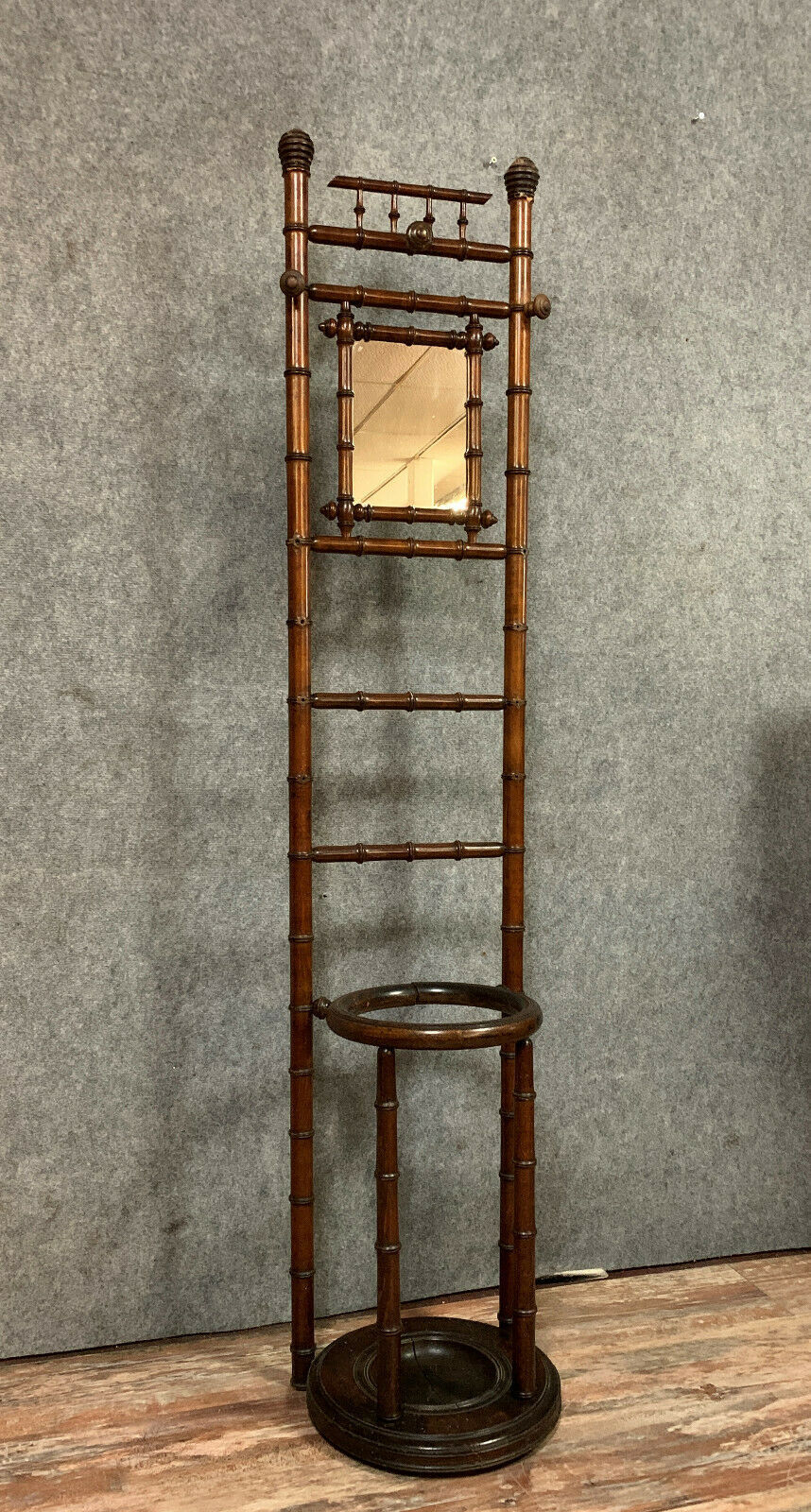 coat rack and bamboo umbrella holder circa 1880