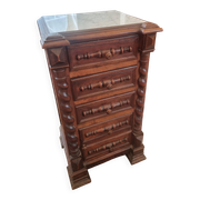 Semainier henri ii petite commode