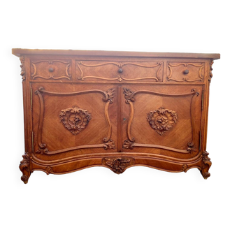 Arlesian Provencal credenza buffet